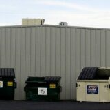 Three dumpsters