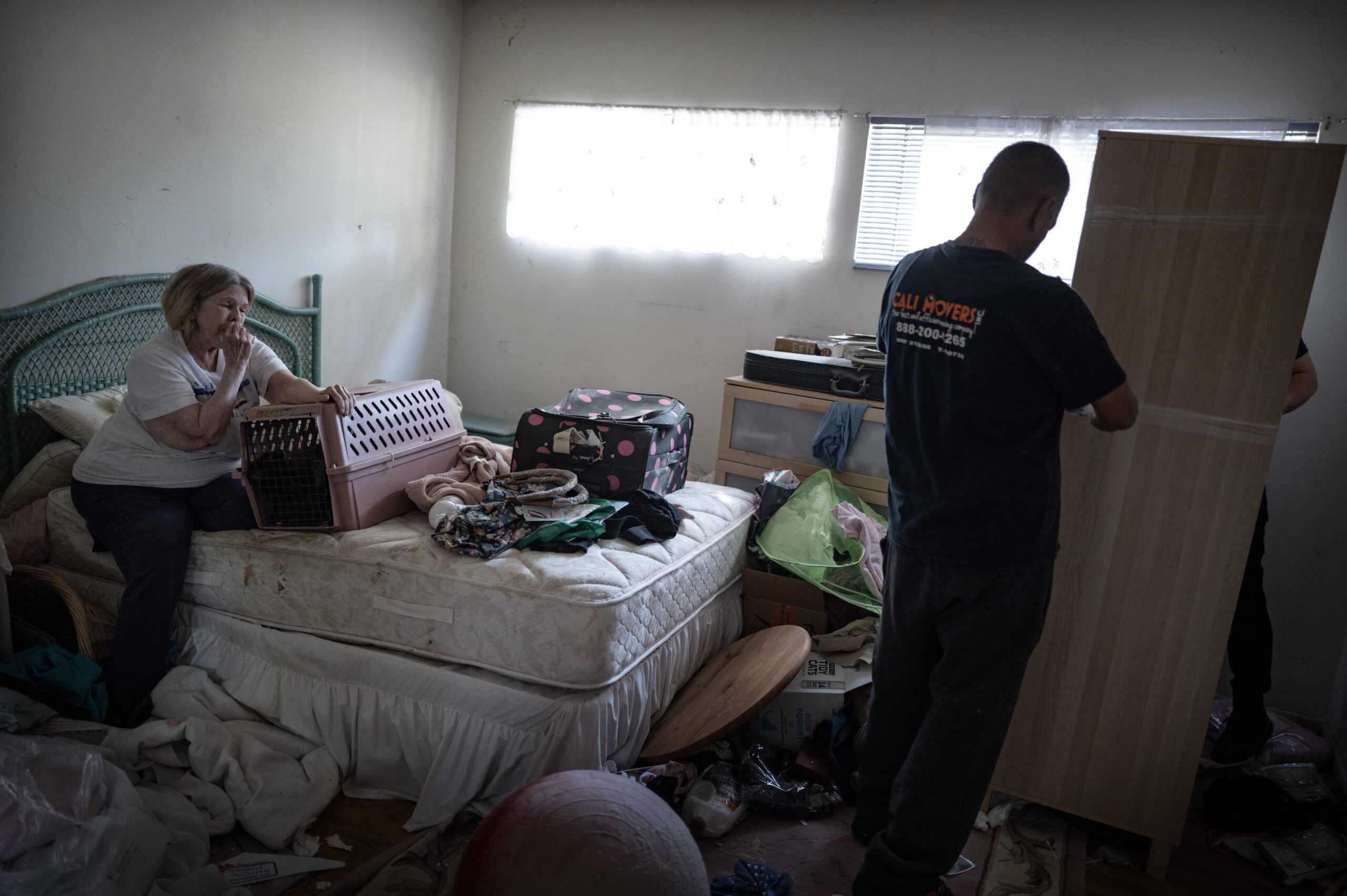 Erickson worked with movers from two different companies and had to rent two storage units to house her belongings. The process made her physically ill, she said. Moving out of her place “was like a process of grieving. There was a death of sorts. This has always been my place to live and now it’s gone.”